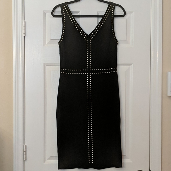 PHILOSOPHY Studded Sleeveless Dress - Picture 1 of 5